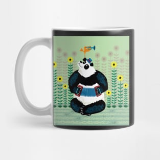 Panda Piazzolla and The Trumpet Bird Mug